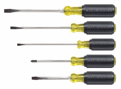 KLEIN TOOLS General Purpose Screwdriver Set: 1-10 Pieces, 5 Pieces - General Purpose Screwdriver Sets