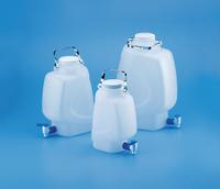 APPROVED VENDOR Carboy: 10 L, 2.64 gal, HDPE, 175.7 mm x 14 mm x 384.17 mm, Spigot, White (MPN 49H047). Key specifications — Autoclavable: No; Dispenser Location: Bottom; Features: Chemical Resistant; Body Color: White; Brand: APPROVED VENDOR; Includes Closure: Yes.
