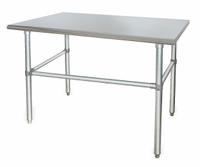 APPROVED VENDOR Work Table: Fixed Ht, Stainless Steel, 60 in x 30 in, 600 lb Overall Load Capacity (MPN 4UEK3). Key specifications — Brand: APPROVED VENDOR; Unit Type: Not Expandable or Modular.