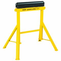 SUMNER Roller Head Pipe Stand: Conveyor Head, 2,000 lb Max Load Capacity, Rigid Leg, 31 in Max Ht (MPN 4300CRH). Key specifications — attr511105: Fast Adjustment for Easy Pipe Positioning; attr511119: Rigid; attr511107: Metal; attr473852: SUMNER.