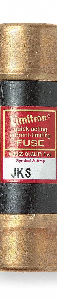 BUSSMANN Fuse: JKS Series, Class J, Cylindrical Body, Fast-Acting, 60 A, 600 V AC, Non-Indicating (MPN JKS-60). Key specifications — attr1287274: JKS; attr211200: BUSSMANN.