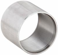 CALBRITE Threaded Coupling: 316 Stainless Steel, 2 1/2 in Trade Size, 3 1/4 in Overall Lg, IMC/RMC (MPN S62500CP00). Key specifications — Compatible Conduit Type: IMC; Brand: CALBRITE.