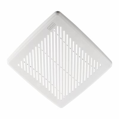 BROAN-NUTONE Replacement Grille: Polypropylene, White, Galvanized, 9 3/4 in x 9 1/4 in - Replacement Parts for Bathroom Exhaust Fans