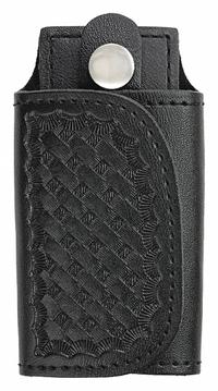 HEROS PRIDE Key Holder: Black, Leather, Basket Weave, 4 1/2 in x 65 mm, Hook-and-Loop Closure (MPN 1485WN). Key specifications — attr188437: Black; attr188438: Leather; attr188431: Key Pouch.
