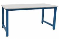 BENCHPRO Workbench: Fixed Ht, Laminate, 60 in x 36 in, 6,600 lb Overall Load Capacity, Blue (MPN KD3660). Key specifications — Brand: BENCHPRO.