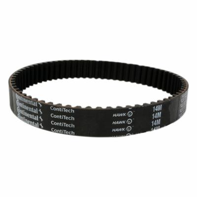 CONTINENTAL Timing Belt: One Side, Curvilinear, Conti Hawk PD, 14 mm Pitch, 40 mm Top Wd - HTD Section Timing Belts