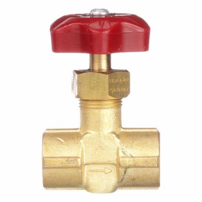 WINTERS Needle Valve: Brass, 1/4 in Pipe Size, FNPT x FNPT, 400 psi Max. Pressure (CWP) - Brass Straight-Body Needle Valves