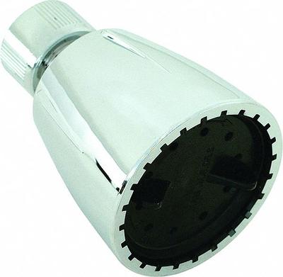 EZ-FLO Fixed Showerhead: 2 gpm Fixed Showerhead Flow Rate, ABS, Chrome Finish - Single-Pattern Fixed Showerheads
