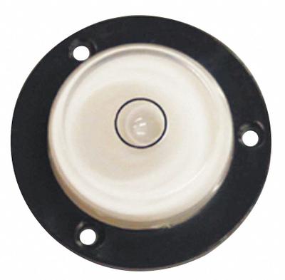 JOHNSON LEVEL Bulls Eye Level: Nonmagnetic, 1 3/16 in x 1/2 in, 30 Arc Min, Plastic - Bullseye Levels