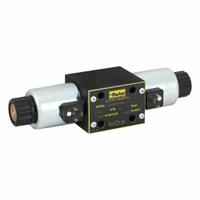 PARKER Hydraulic Directional Valve: 39.6 gpm Max Flow Rate, D05 NFPA Size, Three Positions, Manifold (MPN D3W001CNJW). Key specifications — attr1018253: PARKER; attr1018274: D05; attr1018283: Manifold; attr1018249: D3W001CNJW; attr1018300: Manual; attr1018289: D3W.