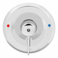 MOEN Trim Kit: Compatible Product Type Commercial Posi-Temp Bathtub and Shower Faucets, Brass (MPN T8370). Key specifications — Compatible Product Type: Commercial Posi-Temp Bathtub and Shower Faucets; Brand: MOEN; Trim Plate Material: Brass; Product Type: Shower Trim Kit; Trim Plate Shape: Circle; Trim Finish/Color: Chrome.