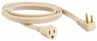 APPROVED VENDOR Extension Cord: Indoor Use, 6 ft Lg, Outlet, 5-15P, 14/3, SPT-3, Beige, 15 A Current (MPN 3AY45). Key specifications — Brand: APPROVED VENDOR; Temperature Rating: 0° to 140°F; NEMA Plug Configuration: 5-15P.