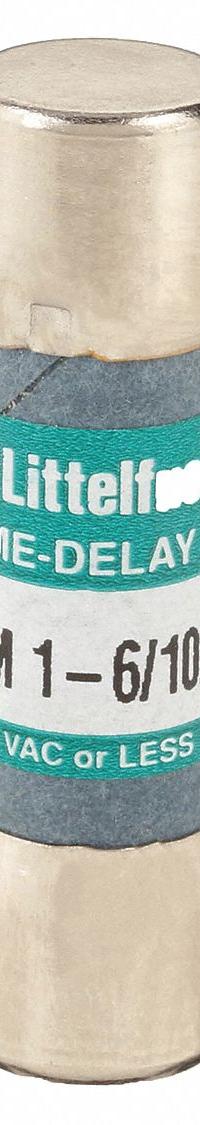 LITTELFUSE Fuse: FLM Series, Midget, Time-Delay, 1.6 A, 250 V AC, 13/32 in x 1 1/2 in (MPN FLM01.6). Key specifications — Series: FLM; Brand: LITTELFUSE.