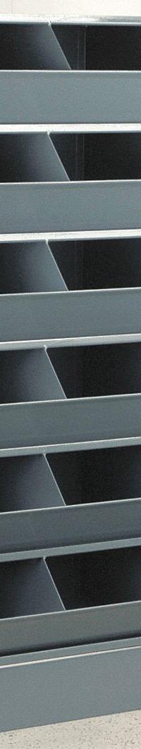 STACKBIN Sectional Stacking Bin Units: 37 in x 20 in x 63 in, Std, 18 Compartments, Gray (MPN 3-418SSB). Key specifications — Color: Gray; Brand: STACKBIN.