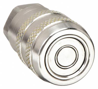 Parker Hydraulic Quick Connect Hose Coupling: 1/4 in Coupling Size - 71 Series Hydraulic Quick-Connect Coupling Bodies