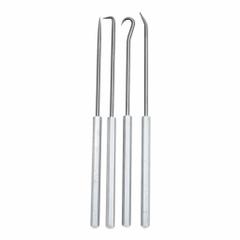 ULLMAN Hook/Pick Set: Steel, Angle/Hook/Straight, 90° Angle/Hook/Straight Tip (MPN PH-4). Key specifications — attr1004944: ULLMAN; attr1016102: Steel; attr1016110: Aluminum; attr1016098: Hook/Pick Set; attr1016101: Straight; attr1016108: Hex; attr1034911: Steel.