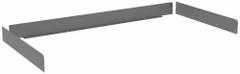 TENNSCO Back & Side Stop Kit: 60 in Overall Wd, 30 in Overall Dp, Steel, Gray, Gray (MPN SB-3060). Key specifications — Material: Steel.