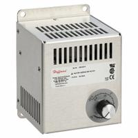 HOFFMAN Enclosure Heater: Fan Forced, 800 W Watt, Single Phase, 230V AC, Thermostat Included (MPN DAH8002B). Key specifications — Heater Type: Fan Forced; Includes Thermostat: Thermostat Included; Brand: HOFFMAN; Operating Voltage: 230V AC; Phase: Single.