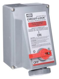 HUBBELL Mechanical Interlock: 480V AC, Three Phase, 30 A, 3 Pole, 4 Wire (MPN HBL430MI7W). Key specifications — Brand: HUBBELL; Reverse Service: No.