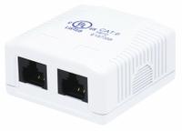 MONOPRICE Surface Mount Box: Keystone, Keystone Wall Mount, 2 Ports, White, Wall Mount, 7093. Key specifications — Brand: MONOPRICE; Color: White.