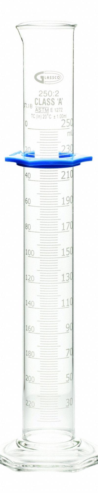 UNITED SCIENTIFIC SUPPLIES INC Graduated Cylinder: 250 mL - Class A Glass Graduated Cylinders