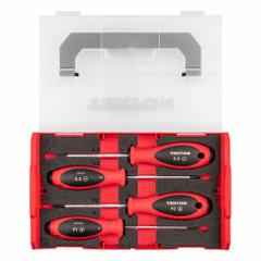 TEKTON Screwdriver Set: 1-10 Pieces, 4 Pieces, Phillips/Slotted Tip, #1/#2/5.5 mm/6.5 mm Tip Size (MPN DWZ90604). Key specifications — attr1205274: TEKTON; attr1205269: #2; attr1205277: Smooth.