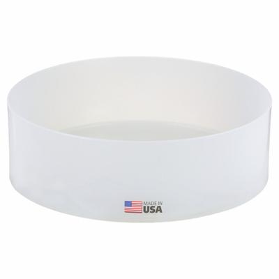 APPROVED VENDOR Lab Tray: Round, Polypropylene, 3.86 L, 10 in Overall Lg - Round Lab Trays