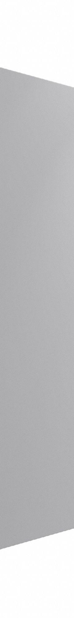 HADRIAN Partition Panel: Solid Plastic HDPE, Plastic, Gray, 55 in Ht, 40 in Wd, 1 in Thick (MPN X30040-239). Key specifications — Door Swing: Left Hand In/Right Hand Out; Brand: HADRIAN; Color: Gray; Finish/Texture: Plastic.