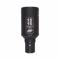 INGERSOLL RAND Impact Socket: SAE, 15/16 in Socket Size, 6-Point, Deep, 2 61/64 in Overall Lg (MPN DXS2SH1516L). Key specifications — attr1215501: INGERSOLL RAND; attr1215515: Manganese Phosphate; attr1215518: 15/16 in.