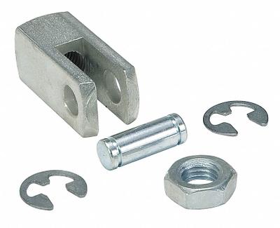SPEEDAIRE Rod Clevis Kit: Clevis Mount Type, Fits 7/16 in_9/16 in Bore Dia - Clevis Mounting Hardware