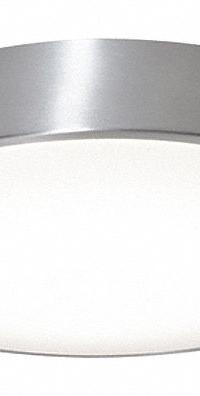 LED Flush Mount: 14 in Dia, Brushed Aluminum, 3 in Ht, 2,500 lm, 3000K/3500K/4000K, 33 W, 120V AC (MPN OTVF1425LAJD1BA). Key specifications — Voltage: 120V AC; Brand: AFX INC.; For Bulb Type: Integrated LED; Color Temperature: 4000K; Housing Finish/Color (Broad): Brushed Aluminum.
