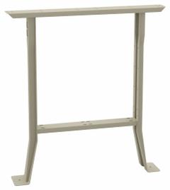 TENNSCO Flared Leg: Fixed Ht, Flared Leg, 3 1/2 in Overall Wd, 30 in Overall Dp, Steel, Beige (MPN L-3230 SAND). Key specifications — Brand: TENNSCO; Material: Steel; Includes Mounting Hardware: No.