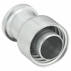 AEROQUIP Hydraulic Flange Fitting: 1 1/2 in Hydraulic Hose I.D., 1 1/2 in Hydraulic Flange Size (MPN 1A24FL24). Key specifications — attr95970: Straight; attr95968: Carbon Steel; attr98911: AEROQUIP.