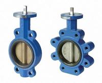 ABZ VALVES Butterfly Valves: 2 in Pipe Size, 250 psi Max. Pressure (CWP), Wafer, For Water Media (MPN 5322129080). Key specifications — Brand: ABZ VALVES; Handle Type: Bare Stem; Disc Material: 316 Stainless Steel.