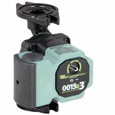 TACO Hydronic Circulating Pump: 1/25 hp HP, 115V AC, Cast Iron, Variable, 16 gpm - General-Purpose Inline Circulator Pumps