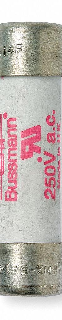 Semiconductor Fuse: FWX Series, Fast-Acting, 25 A, 250 V AC, 250 V DC DC Volt Rating, Non-Indicating (MPN FWX-25A14F). Key specifications — Series: FWX; Brand: BUSSMANN; Voltage Type: AC/DC.