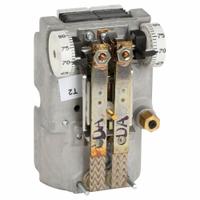 JOHNSON CONTROLS Pneumatic Thermostat: 55° to 85°F (Day/Night), Vertical, No, Day/Night, T-4506-204. Key specifications — Pneumatic Thermostat Type: Day/Night; Temperature Control Range: 55° to 85°F (Day/Night); Number of Pipes/Air Flow Output: 2 Pipes, High Volume; Thermostat Action: Direct - 15 psig (Day), Direct - 20 psig (Night); Mounting Direction/Includes Cover: Vertical, No; Brand: JOHNSON CONTROLS.