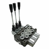 HYDRO CUSTOM Hydraulic Directional Control Valve: Four-Way / Three Positions, Tandem Center (MPN 228908). Key specifications — attr1017968: HYDRO CUSTOM; attr1017969: Tandem Center; attr1018005: Spring Center.