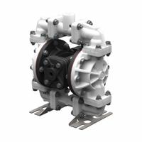 SANDPIPER Air Operated Double Diaphragm Pump: PVDF Body, 1/2 in, NPT Connection, 14.3 gpm, PVDF Seat (MPN S05B2K2KPNS000.). Key specifications — Brand: SANDPIPER; Seat Material: PVDF; Check Valve Material: PTFE/Santoprene; Diaphragm Material: PTFE w/ Santoprene Backing.