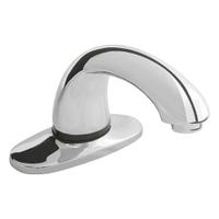 RUBBERMAID COMMERCIAL PRODUCTS Bathroom Sensor Faucet: Milano Auto Faucet, Brass, Chrome Finish (MPN 1818968). Key specifications — Brand: RUBBERMAID COMMERCIAL PRODUCTS; Includes: Rubber Gasket; Series: Milano Auto Faucet.