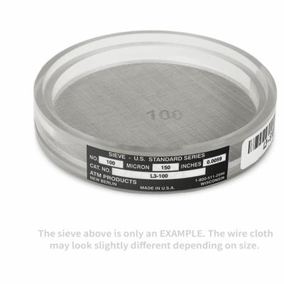 ADVANTECH Ultrasonic Test Sieve: Stainless Steel, 3 1/2 in Outside Dia - Ultrasonic Test Sieves