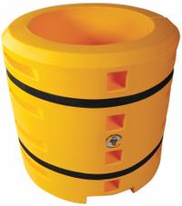 SENTRY Column Protector: 21 in (I-Beam)/21 in (Square)/30 in (Round), 21 in (Square)/30 in (Round) (MPN CS4442-30R). Key specifications — Color: Yellow; Brand: SENTRY; Material: LLDPE.