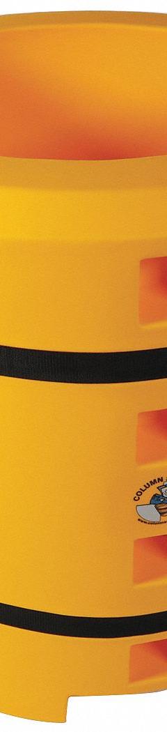 SENTRY Column Protector: 21 in (I-Beam)/21 in (Square)/30 in (Round), 21 in (Square)/30 in (Round) (MPN CS4442-30R). Key specifications — Color: Yellow; Brand: SENTRY; Material: LLDPE.