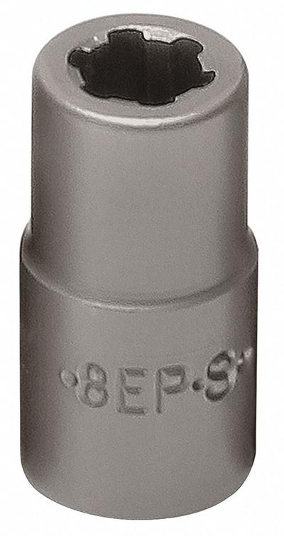 SK PROFESSIONAL TOOLS Nonsparking Socket: 1/4 in Drive Size, E8 Socket Size, 6-Point - 1/4" Drive Torx Plus Hand Sockets