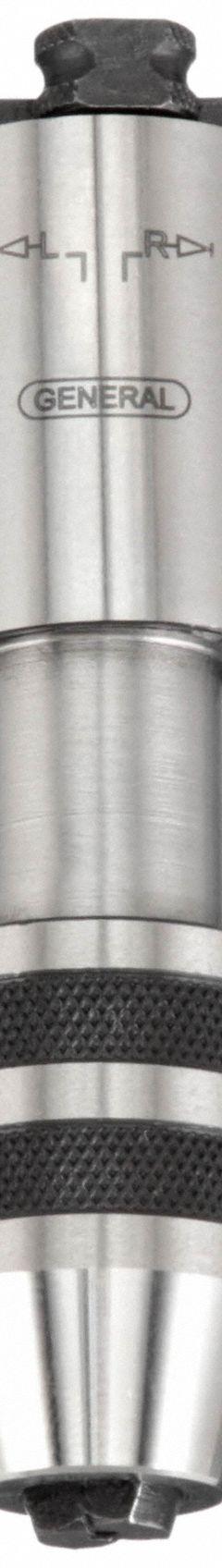 GENERAL Tap Wrench: T Handle, Ratcheting Sliding, #0 to 1/4" Tap Capacity (MPN 161R). Key specifications — attr1300690: GENERAL; attr1300694: Tap Wrench.