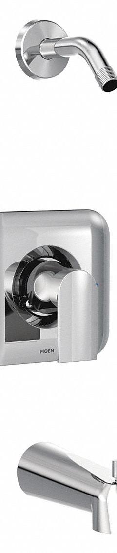 GENTA Shower Trim Kit: Genta Posi-Temp T2473, Chrome, Pull Up Diverter Spout (MPN T2473NH). Key specifications — Series: Genta Posi-Temp T2473.