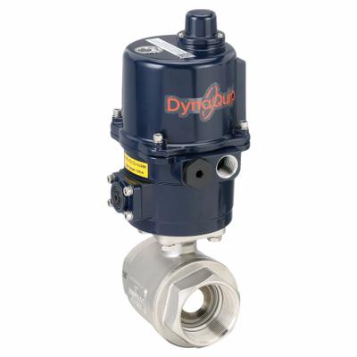 DYNAQUIP CONTROLS Electrically Actuated Two-Way Ball Valve: 2 in, Stainless Steel - Stainless Steel Electrically-Actuated Ball Valves