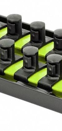 ERNST MANUFACTURING Socket Organizer: Yellow, 3 5/8 in Overall Wd, 14 Posts/Slots, Sockets (MPN 8563HV). Key specifications — attr1125333: (14) Socket Clips; attr1125346: ERNST MANUFACTURING; attr1125347: Yellow; attr1136588: Sockets; attr1125364: Socket Bit Tray.