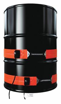 BRISKHEAT Drum Heater: 230V AC, 700 W Watts, 0°F to 160°F, Silicone Rubber, IP54, Drums (MPN DHLS21). Key specifications — Brand: BRISKHEAT; Heater Material: Silicone Rubber; For Container Type: Drums; IP Rating: IP54; Environment: Indoor; Current Rating: 2.9 A.