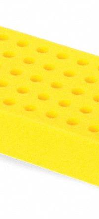 Tube Rack: Foam, Yellow, (50) Tubes (MPN 30400240). Key specifications — Material: Foam; Color: Yellow; Product Type: Test Tube Rack; Total Holding Capacity: (50) Tubes; Brand: OHAUS.